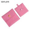 New Microfiber Snap Button Bracelet Bag Jewelry Bag Storage Pouch Packaging Bag