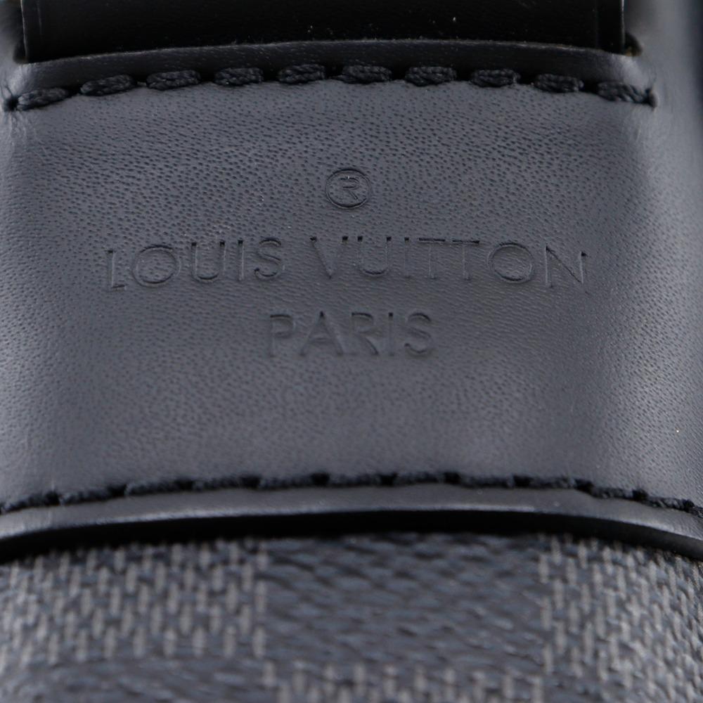 Louis Vuitton District PM Shoulder Bag N41028 Black Damier Grafitto Canvas Mens Used
