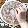135-Piece Cat & Dog Animal Wooden Jigsaw Puzzle Ornament for Creative Home Decor