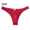 Men Thongs Briefs U Convex Breathable Elastic Transparent Ultra-soft Non-slip Low Rise Stretchy Underpants for Inner Wear