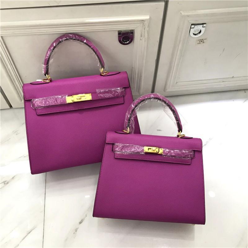 Classic Handbag Women - Genuine Leather Crossbody Top Handle Medium Size Fashion Shoulder Bag