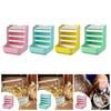 Rabbit Hay Rack Guinea Pigs Food Dispenser Sturdy Multifunction 2 in 1 Bunny Hay Dispenser Food Feeding Manger for Guinea Pig