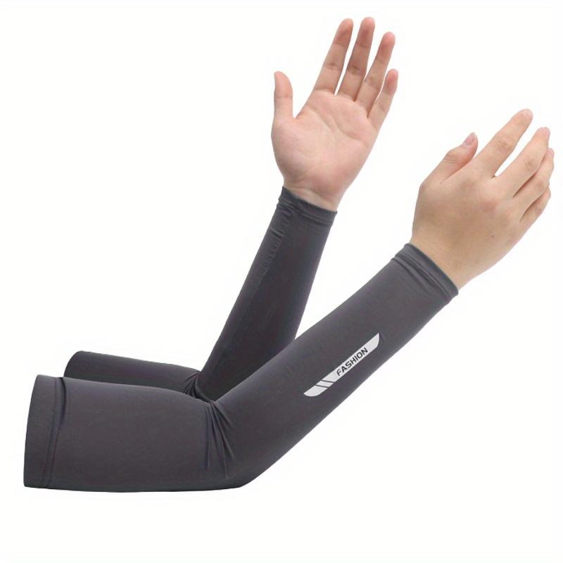 Summer Thin Sun-protective Sleeve Men Anti-UV Arm Sleeves for Driving Cycling Male Arm Protection L