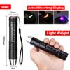 UV Led Flashlight Ultraviolet 365nm/395nm UV White Yellow 3 LEDs Lanterna Jade Jewelry Money Identification Pet Stains Marker