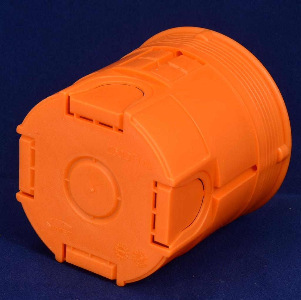 INSTALLATION BOX PK.60 DEEPENED ORANGE Z60DF SIMET [pack of 50]
