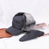 Fashion New Winter Bomber Hats Men's Northeast Mask Ushanka Lei Feng Hat Outdoors Thick Balaclava Cotton Plush Fur Earflap Hat