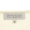 MACKINTOSH PHILOSOPHY No sleeve race Cut 36 Ivory Women Used