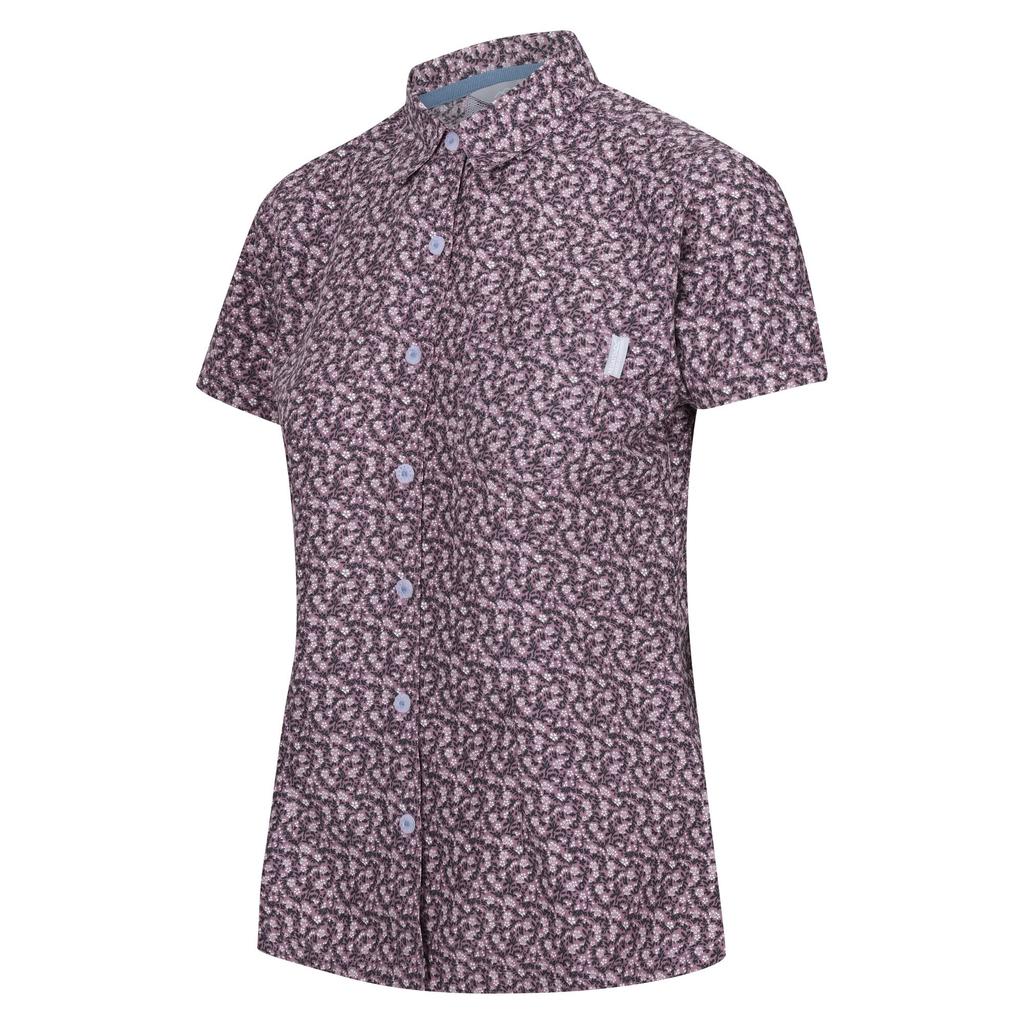 Regatta Womens/Ladies Mindano VIII Ditsy Print Short-Sleeved Shirt