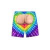 Men's Funny Print Elastic Waist Swim Trunks Beach Shorts for Pool and Beach