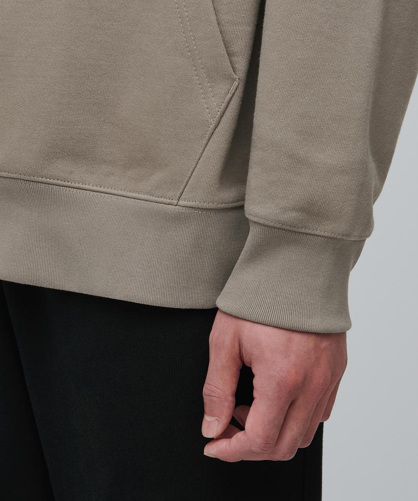 Musinsa Standard Heavyweight Oversized Hooded Sweat Zip-Up [Dusty Beige]