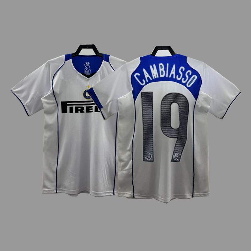 Inter Retro Jersey Football Jersey Classic Baggio Ronaldo Zanetti Figo Adriano Jersey