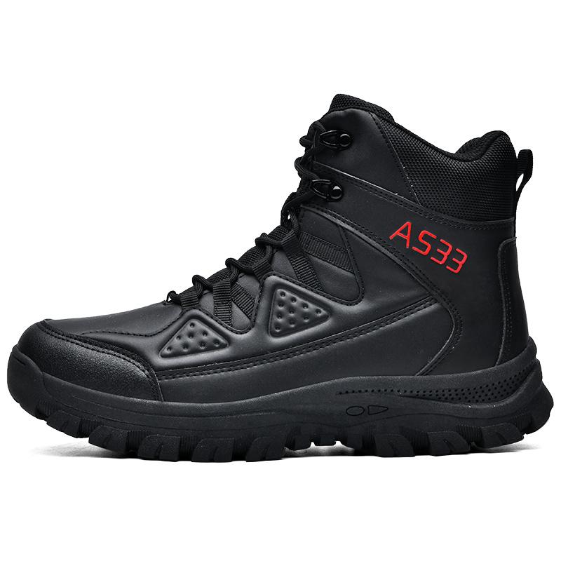 Men Tactical Boots Military Plus Size Waterproof Man Boot Safety Male Outdoor Ankle Hiking Shoes Lace Up Casual Climbing Shoes