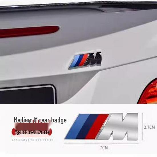 Compatible Grille & Fender Emblem for BMW 1, 3, 5 Series, X1, X2, X5, X6, M3