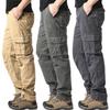 Men's Pants, Autumn Overalls, Men's Loose Straight-leg Pants, Outdoor Cotton Casual Trousers, Plus Size Work Pants