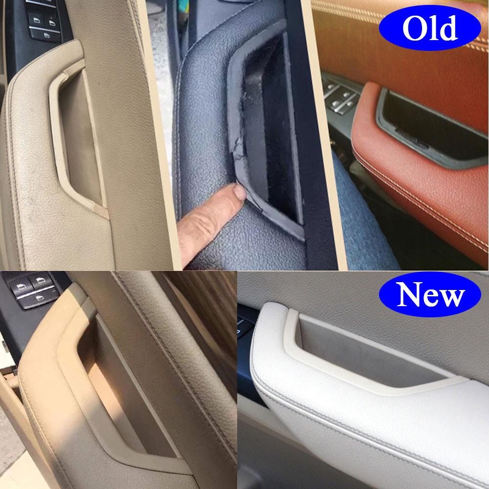 Car Interior LHD RHD Passenger Door Armrest Panel Cover Trim Pull Handle 4PCS Set For BMW X3 X4 F25 F26 2010-2016