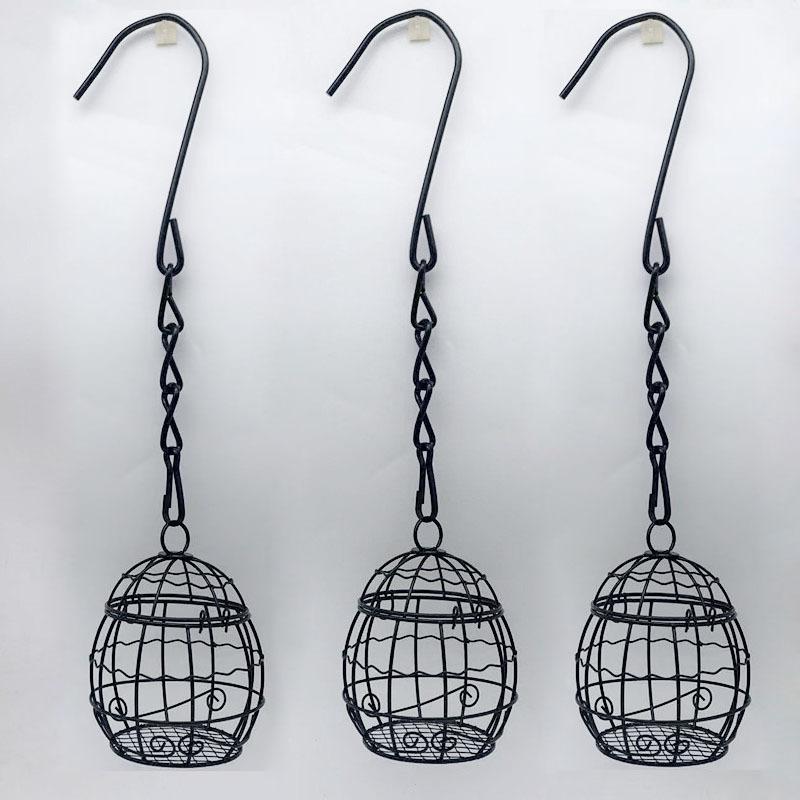 1pcsOutdoor Bird Cage Bird Feeder Spring Hanging Bird Feeder Garden Yard Feeder 1pcs