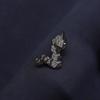 Big Playful Rock Snake Enamel Badge Creative Japanese Anime Metal Brooch For Gifts