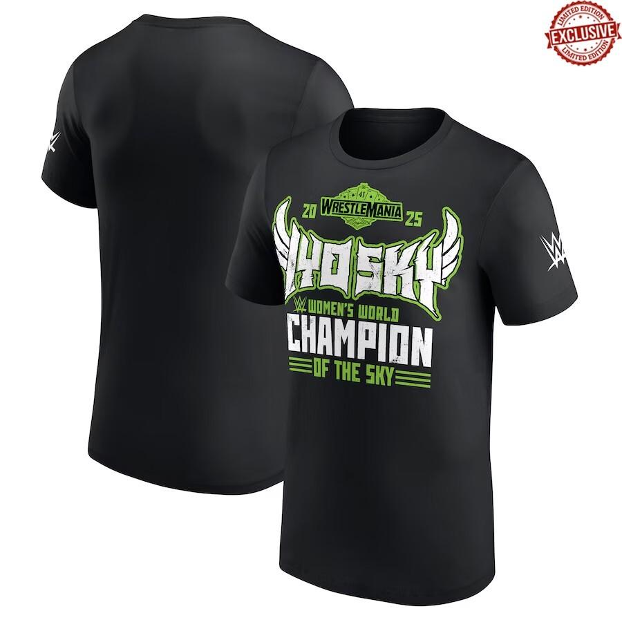 2025 Collection IYO WrestleMania SKY 41 Winner T-Shirt Gift All Size S-4XL Unisex T-Shirt XXL