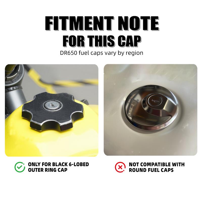 For Suzuki DR650S DR650SE DR650S/SE 1996-2019 Gas Fuel Tank Cap DR 650 S DR 650 SE DR650 S DR650 SE DR 650S DR 650SE DR650S SE