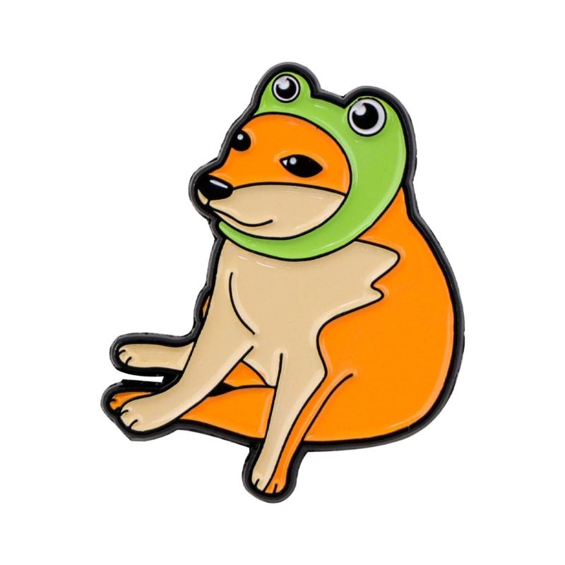 

Cartoon Skull Brooch Alloy Badge Pin Fashion Clothing Accessory Alloy Texture Suitable for Bag Decoration and Halloween