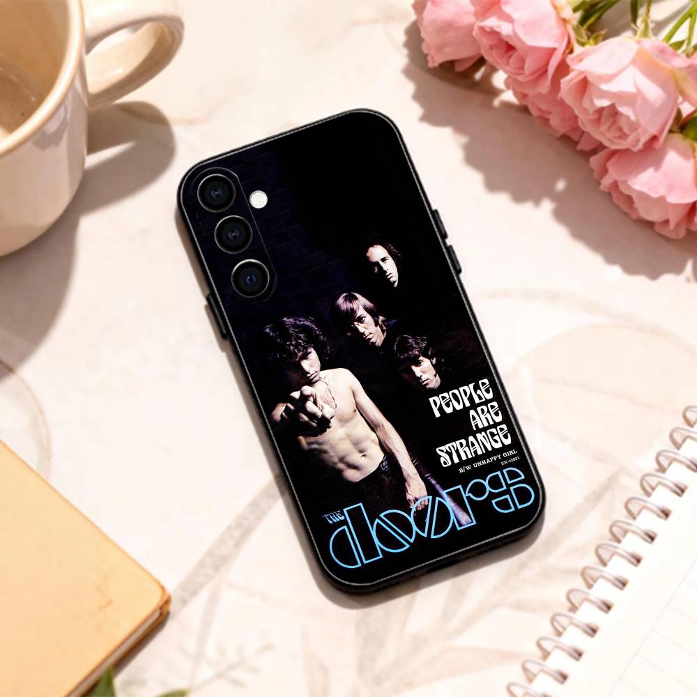 Psychedelic Rock The Doors   Phone Case For Samsung Galaxy A73,A72,A71,A70,A53,A52,A51,Others Soft Black Shell