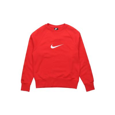Nike Luźna Sportowa Bluza z Kapturem z Logo Męskie Bluzy Czerwona DA0087-657