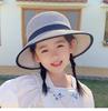 Children's Sunscreen Hat for Spring Travel  Girls In Summer Straw Hat for UV Protection Bowtie Straw Hat