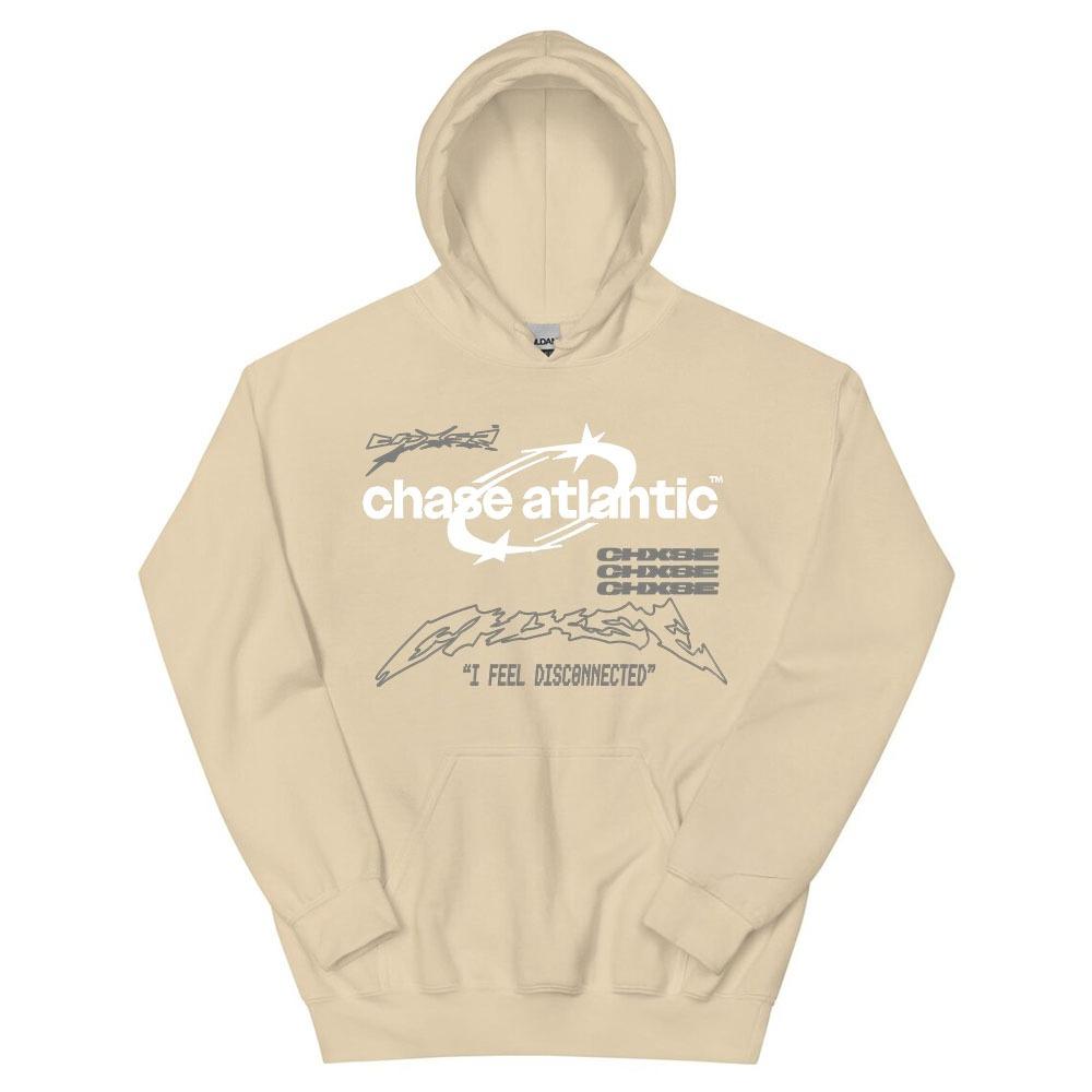 I FEEL DISCONNECTED HOODIE Chase Atlantic Band Grunge Sweatshirt Hip Hop Unisex Streetwear Autumn Fleece Hooded Pullovers Male