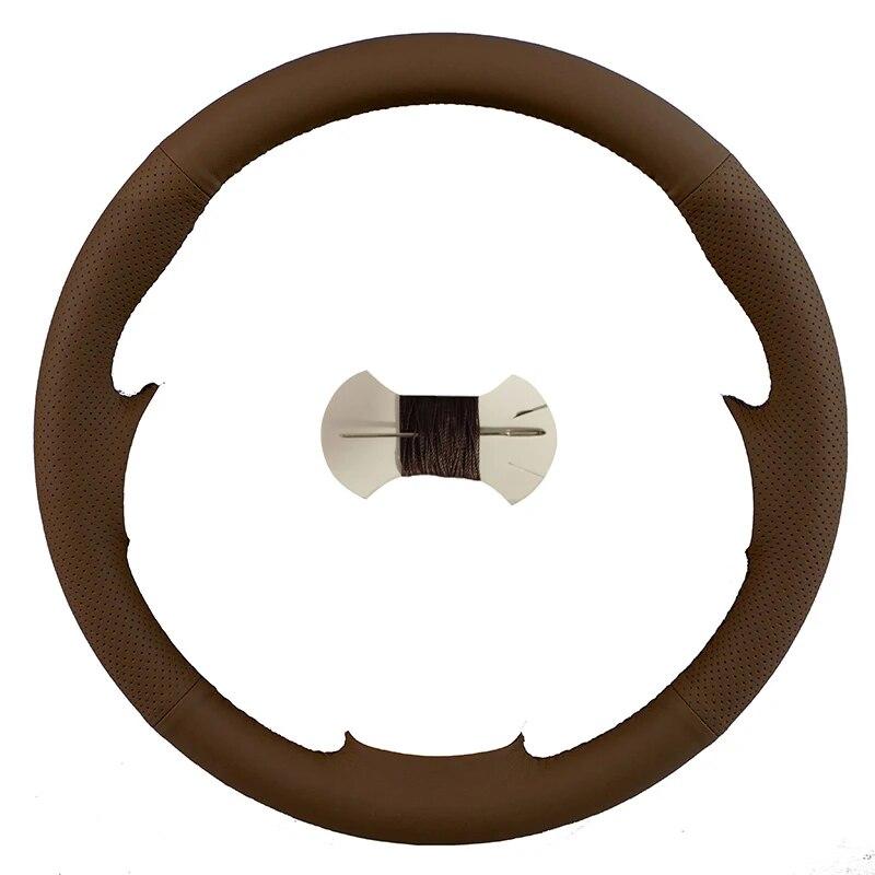 Hand-stitched Artificial Leather Car Steering Wheel Cover For Toyota Vios Corolla Mark 2 for Lexus GS43 Steering Wheel Braid