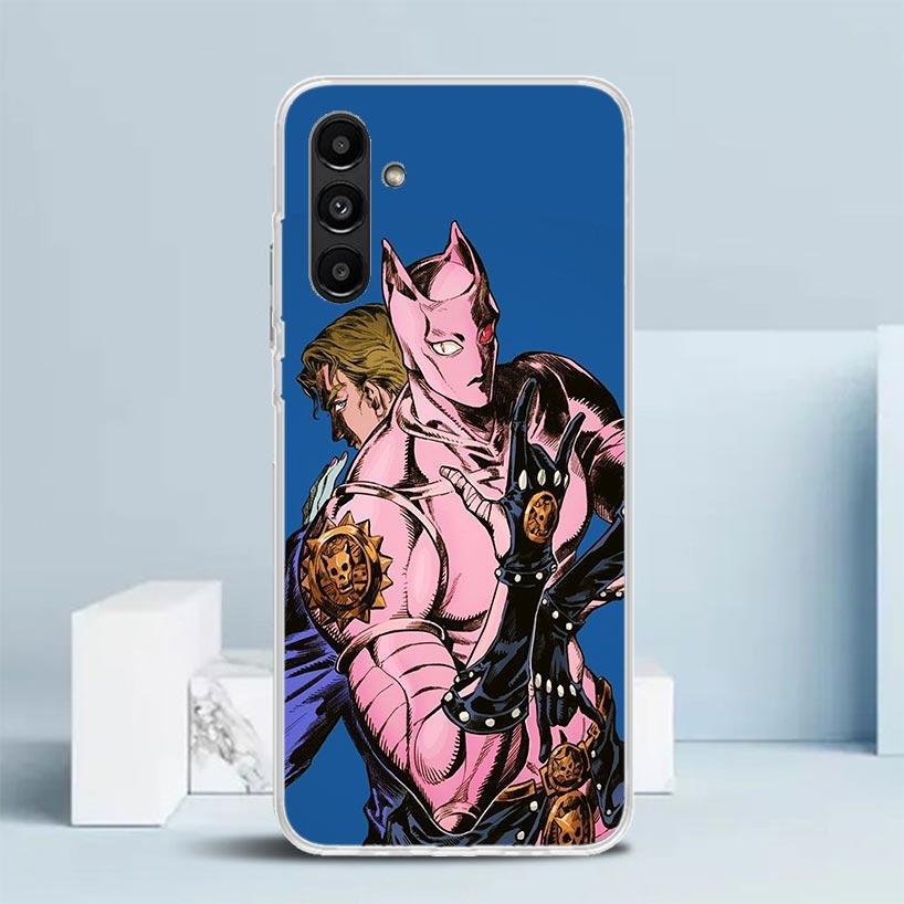 JoJo Adventure Killer Queen Phone Case For Samsung Galaxy A17 A37 A57 A16 A15 A14 A13 A56 A55 A54 A53 A36 A35 A34 A33 A26 A25 A2