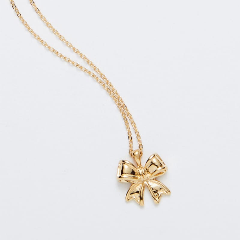 

FEVERISH [Silver925] Velvet Ribbon Necklace GOLD_FREE