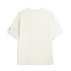 Li Ning Sports Lifestyle Serie High Street American Vintage Casual Buchstabenprint Vielseitiges Kurzarm-T-Shirt Unisex Oberteile Off-White AHSV267-8
