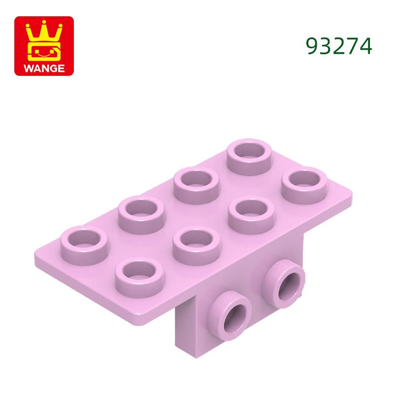 

78Pcs/lot 93274 Bracket 1 x 2 - 2 x 4 Block Moc Colour Accessories Works With featuring Brick DO IT YOURSELF Children s Toy Assembly Parts about 78pcs