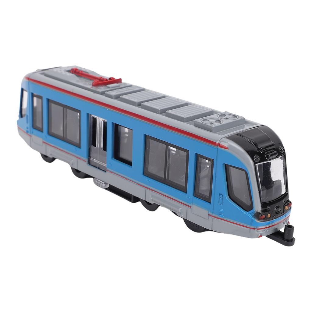 Toy Train Set Alloy Battery Powered Dual Ended Pull Back Lotomotive Train Model for Boys Girls