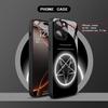 Mysterious Aperture Pattern Glass Phone Case Suitable for iPhone 17 16 15 14 13 12 11 Pro Max Plus Anti Drop and Shockproof