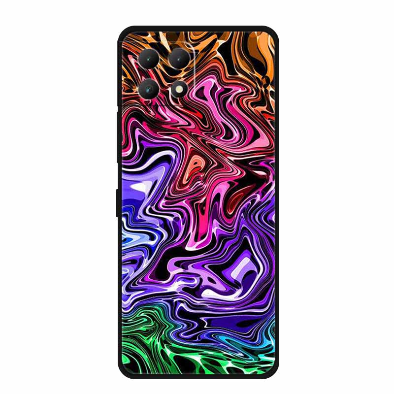 6.58" For T-Mobile REVVL 7 5G Cases REVVL 7 Pro 5G Marble TPU Soft Silicone Phone Case for T-Mobile T Phone2 5G Back Cover Funda