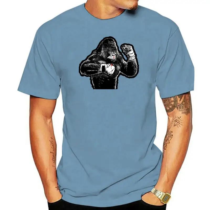 BOXING GORILLIA Mashup Ship Dtg Tops Tee T Shirt Tees Birthday Gift Tops T-Shirt