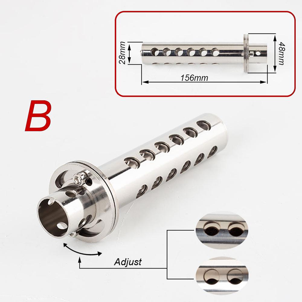 

Universal 48MM 51MM motorcycle exhaust system Rotating Adjustable Motorcycle Exhaust Stainless Steel DB Killer motorcycle parts Type B