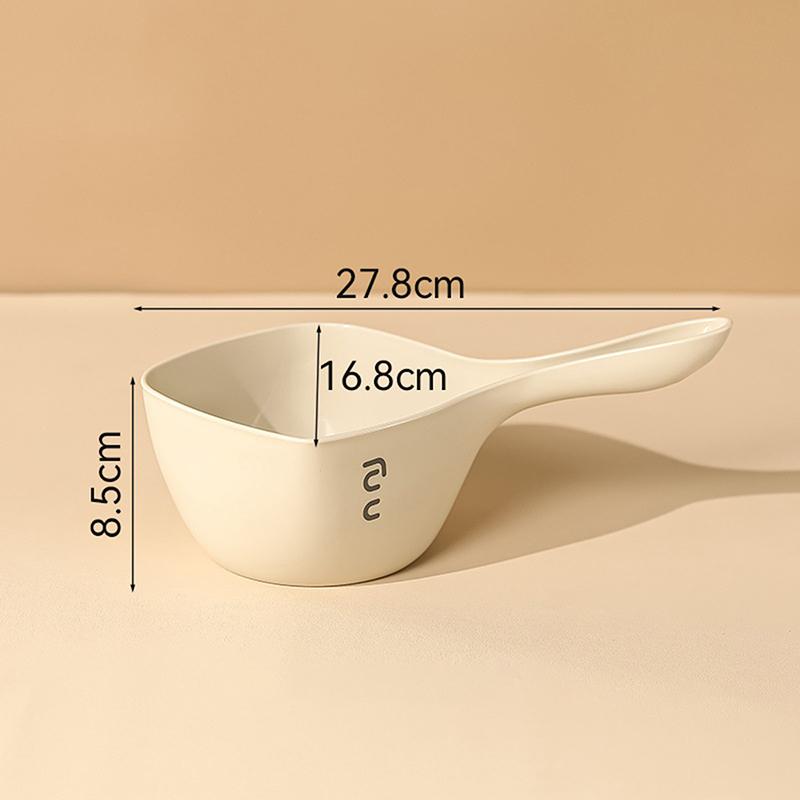 Zesílená naběra na vodu Velká s dlouhou rukojetí Prohloubená naběra na zalévání zeleniny Kuchyňská naběra na mytí zeleniny a ovoce Lze zavěsit