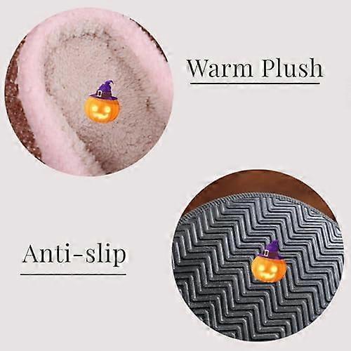 Halloween Skeleton Scream Slippers New Unisex Home Winter Shoes for Indoor Comfort