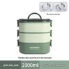 Microwaveable Insulated Lunch Box with Cutlery: Large Capacity Bento for Office Workers and Students