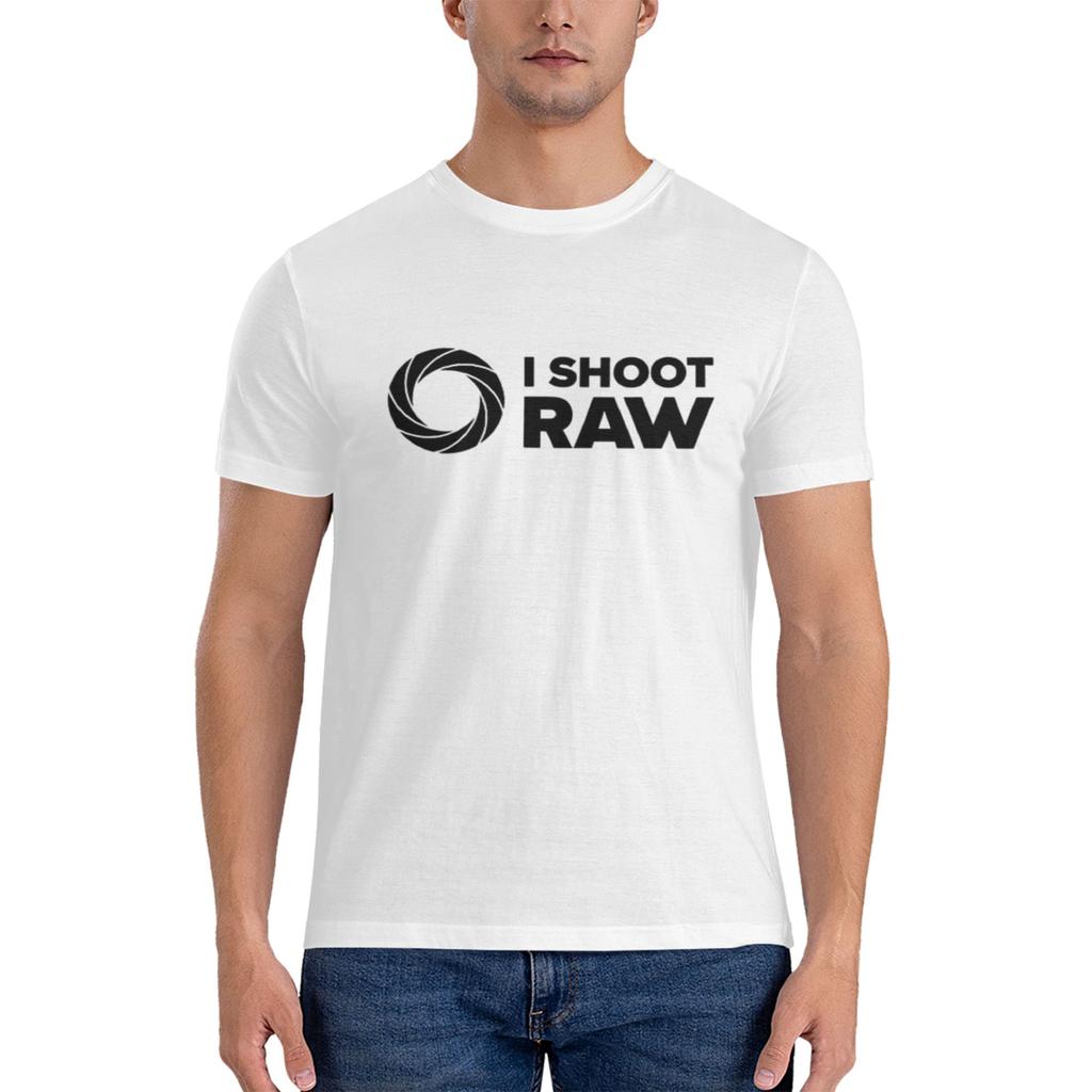 I Shoot Raw Tshirt For Unisex Cotton T Shirts Unisexs Short Sleeve Oneck Summer Clothes Tops S6xl