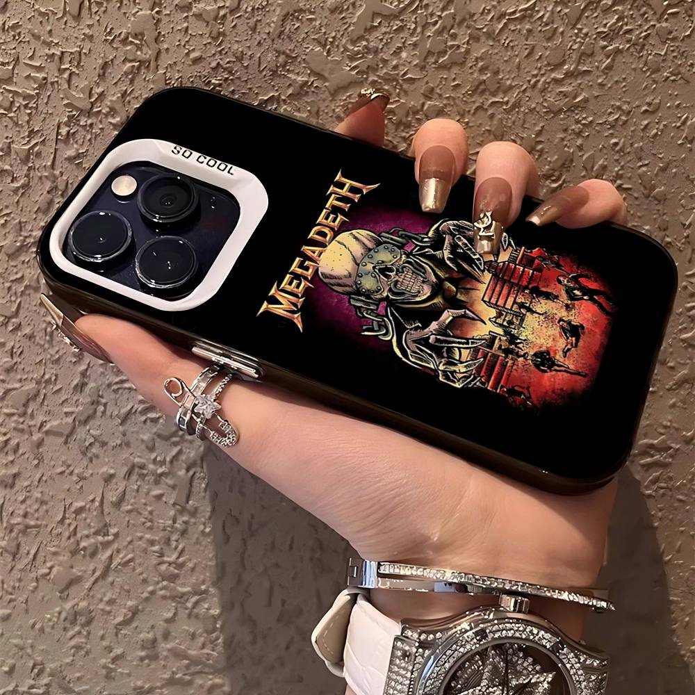 Rock Band Megadeths Phone Case For IPhone 17 Air 16 15 14 13 12 11 Pro Max Color Hard Cover