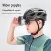 ROCKBROS Large Cycling Helmet with Goggles