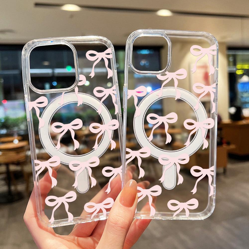 Magnetische Handyhülle für iPhone 12 14 16 17 Pro 17 16 15 14 13 12 Pro Max 12 13 14 15 16 Hochwertige Stoßfeste Hülle Vollständiger Schutz Niedlicher Stil