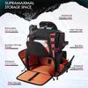 Fishing Gear Backpack & Tackle Bag with Rain Cover, Outdoor Storage for Equipment