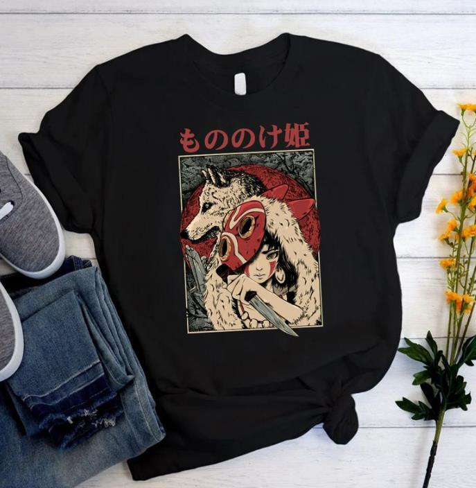 Princess Mononoke anime t shirt- hot christmas giftnew gift dad Unisex T-Shirt XXL