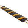 1830MM Rubber Speed Bump, 2 Channel, Heavy Duty Traffic Speed Hump, 9,979 kg/axle Load Capacity, Cable Protector Ramp with Expansion Screws, for