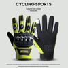 TLXT Full-Finger Anti-Slip Motorcycle Riding Gloves with Touchscreen Support