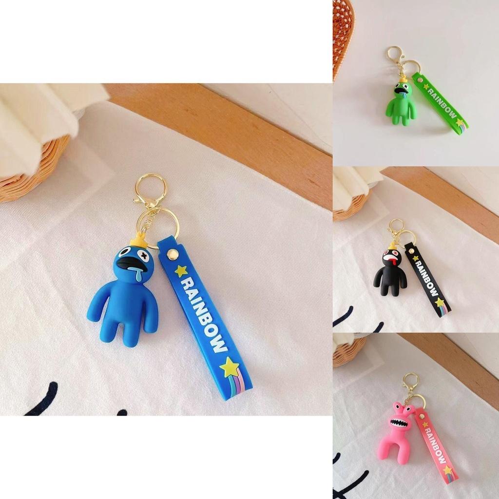 Roblox Rainbow Friends Schlüsselanhänger – Weiches Silikon Tasche Anhänger Geschenk
